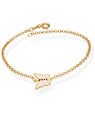Pulseira Elo Portugues p/ 1 Borboleta p/ Resina  - CE - 14mm x 180mm - 1.96gr