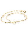 Pulseira c/ 3 Redondos Martelados  - CE - 9mm x 200mm - 1.52gr