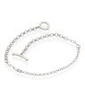 Pulseira AG Elo Portugues e Cartie p/ Fecho Trava  - G3 - 14mm x 180mm - 1.94gr