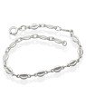 Pulseira AG p/ 16 Buzios 5.5mm  - G3 - 4mm x 180mm - 4.02gr