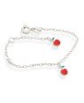 Pulseira AG c/ 2 Macas p/ Resina  - G5 - 11mm x 140mm - 1.48gr
