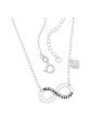 Gargantilha AG Cadeado p/ Infinito "Mae: Amor Eterno" (Resina) - G3 - 11mm x 450mm - 3.39gr