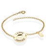 Pulseira Medalha "Love Coffee" p/ Resina  - CE - 15mm x 200mm - 3.00gr