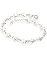 Pulseira AG c/ 14 Estrelas Lisas Macicas - G3 - 6mm x 180mm - 3.22gr