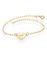 Pulseira Cartie Coracao Textura Organica  - CE - 10mm x 200mm - 1.50gr