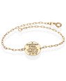 Pulseira "A Sabedoria e Mais Valiosa Do Que As Perolas" Jo 28:18  - CE - 15mm x 200mm - 2.35gr