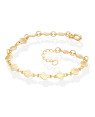 Pulseira c/ 14 Conchas Macicas  - CE - 5mm x 180mm - 3.11gr