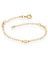 Pulseira c/ Conchas/Buzios/Estrela do Mar Macicos - CE - 6mm x 200mm - 1.50gr
