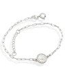 Pulseira AG Cartie p/ Moeda Lira  - G3 - 8mm x 200mm - 2.03gr