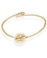 Pulseira c/ Medalha "Amigos Sao a Familia Que eu Escolho" - CE - 15mm x 200mm - 3.04gr
