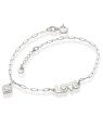 Pulseira AG p/ Love c/ Borda Bolinha c/ Coracao Trancado  - G3 - 10mm x 200mm - 2.03gr