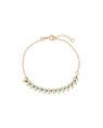 Pulseira Elo Longo p/ Corrente Escama de Peixe c/ Olho Grego  - CS - 6mm x 200mm - 2.30gr