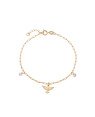 Pulseira Cartie p/ Espirito Santo c/ 2 Zirconias  - CS - 12mm x 200mm - 1.81gr