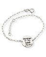 Pulseira AG p/ Medalha Livrai-me De Todo Mal, Amem!  - G3 - 15mm x 200mm - 2.70gr