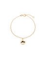 Pulseira Losango p/ Medalha 11mm Chapeu Macico  - CE - 12mm x 200mm - 1.74gr