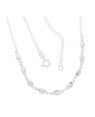 Choker AG Corrente Cadeado c/ 9 Redondos 6mm Macicos  - G3 - 6mm x 400mm - 4.60gr