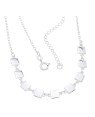 Choker AG Corrente Cadeado c/ 9 Quadrados 5mm Macicos  - G3 - 5mm x 400mm - 4.76gr