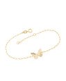 Pulseira Cartie c/ Borboleta 15mm Diamantada  - CE - 11mm x 200mm - 1.77gr