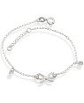 Pulseira AG Laco Vaz Diamantado 15mm c/ Zirconia  - G5 - 8mm x 200mm - 1.65gr