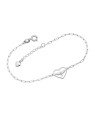 Pulseira AG p/ Coracao Vaz Espirito Santo c/ Coracao 5mm - G3 - 10mm x 200mm - 1.76gr