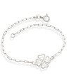 Pulseira AG Cartie c/ Trevo Vazado - G3 - 12mm x 180mm - 1.51gr