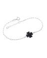 Pulseira AG Cartie c/ Trevo 12mm c/ Resina  - G5 - 12mm x 200mm - 2.04gr
