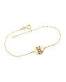 Pulseira Cartie c/ Redondo 12mm c/ Gato  - CE - 12mm x 200mm - 1.90gr
