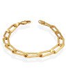 Pulseira Elo Longo Batido - CN - 8mm x 18mm - 9.40gr