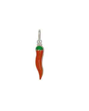 Pingente de Pimenta com Resina - G5 - 5mm x 28mm - 1.02gr