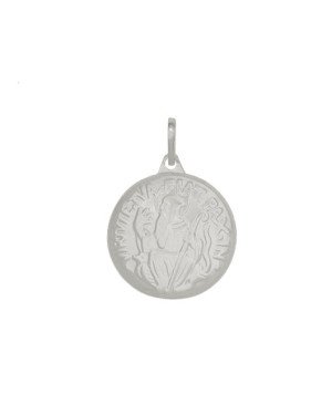 Pingente Medalha de Sao Bento Dupla - G1 - 20mm x 30mm - 3.27gr