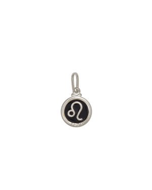 Pingente AG Redondo 11mm Signo Leao c/ Resina - G5 - 11mm x 18mm - 0.93gr