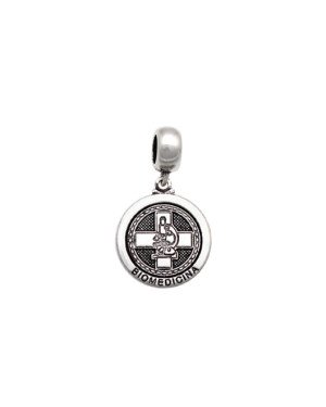 Pingente AG Berloque (Envelhecida) Profissao Biomedicina  - G5 - 15mm x 27mm - 2.14gr