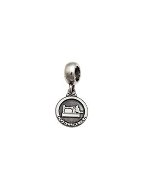 Pingente AG (B. Envelhecido) Berloque Profissao 11mm Costureira - G5 - 11mm x 23mm - 1.61gr