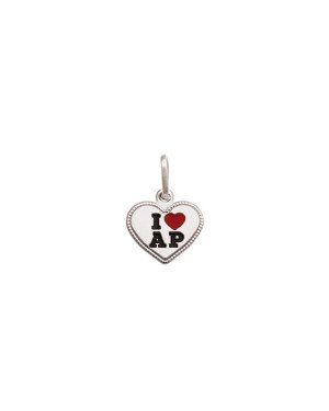 Pingente AG Coracao 12mm I Love  Amapa AP (Resina) - G5 - 12mm x 17mm - 0.77gr