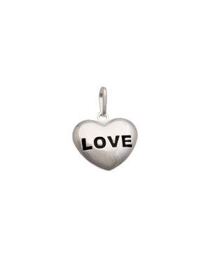 Pingente AG Coracao Love (Resina) - G3 - 26mm x 21mm - 1.46gr