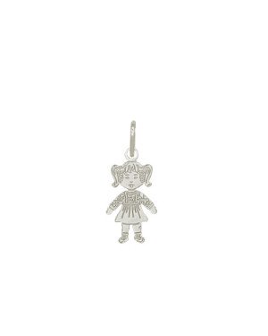 Pingente Menina - G3 - 9mm x 22mm - 0.72gr