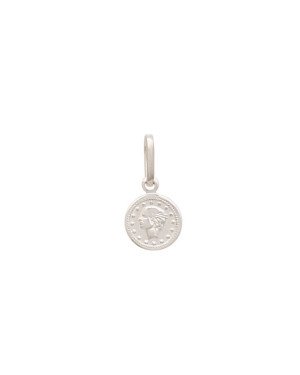 Pingente AG Moeda Lira Mini 7mm - G5 - 7mm x 15mm - 0.44gr