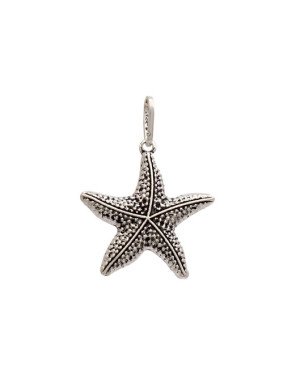 Pingente AG (Envelhecido) Estrela do Mar 20mm  - G3 - 21mm x 29mm - 1.48gr