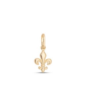 Pingente Flor-de-Lis  - 00 - 9mm x 18mm - 0.40gr