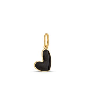 Pingente Coracao irregular 10mm p/ Resina  - 00 - 12mm x 18mm - 0.40gr