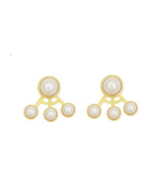 Brinco Rastelo Perola - 00 - 15mm x 19mm - 2.54gr