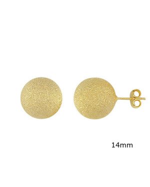 Brinco Bola 14mm Picotada - 00 - 14mm x 14mm - 6.56gr