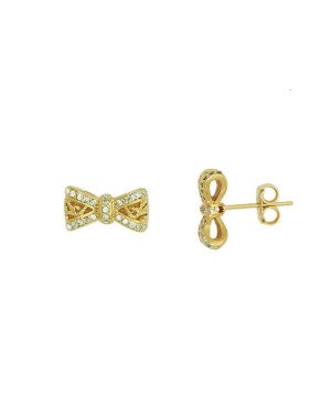 Brinco Fundicao - 58 Zirconia - Laco c/ Diversos Vazado  - 00 - 12mm x 6mm - 2.52gr