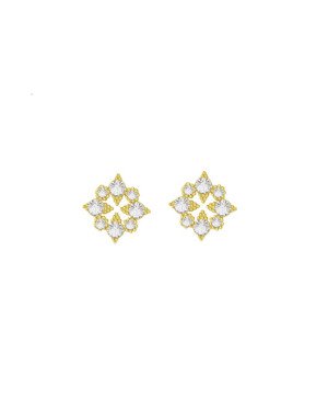 Brinco Fundicao - 16 Zirconia - c/ 4 Navete c/ 4 Redondo 11mm - 00 - 11mm x 11mm - 1.63gr