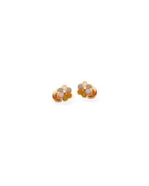 Brinco TP Flor 7mm p/ Resina Colorida  - 00 - 7mm x 7mm - 0.70gr