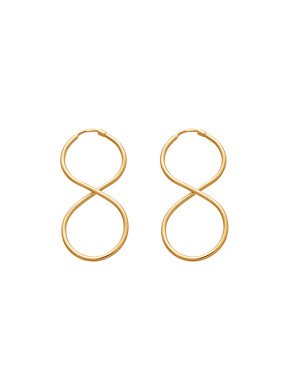 Brinco Fio Infinito  - 00 - 21mm x 42mm - 4.00gr