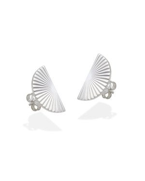 Brinco AG Leque 15mm Diamantado  - G3 - 8mm x 15mm - 1.81gr