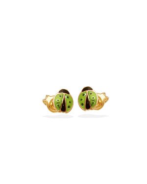Brinco Joaninha 10mm p/ Resina  - 00 - 9mm x 11mm - 0.91gr