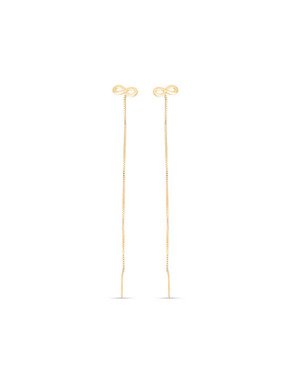 Brinco Passante c/ Infinito Macico 10mm  - 00 - 10mm x 80mm - 1.02gr
