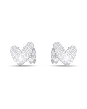 Brinco AG Coracao Irregular 8mm Diamantado - G5 - 9mm x 8mm - 0.79gr